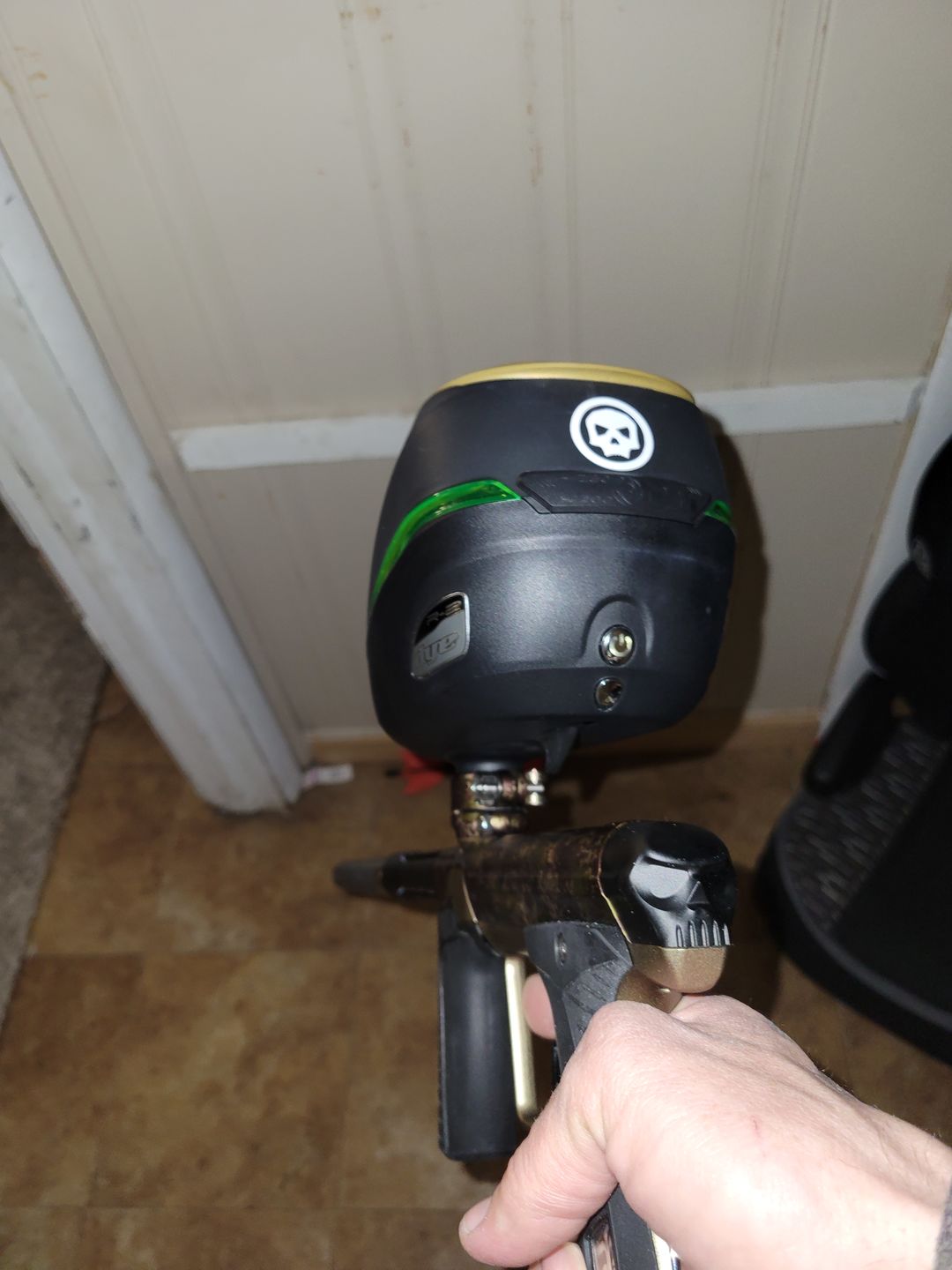 Customer photo review of 170R SKULL BACK CAP