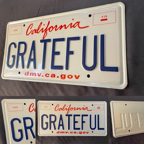 Customer photo review of 2020 CALIFORNIA DMV.CA.GOV LICENSE PLATE 6"x12" (156.5mm x 305mm)
