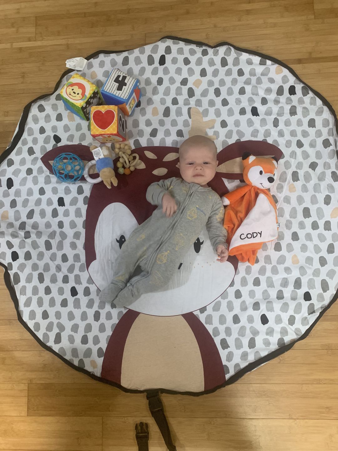 Customer photo review of Bebé Pouch - Reindeer