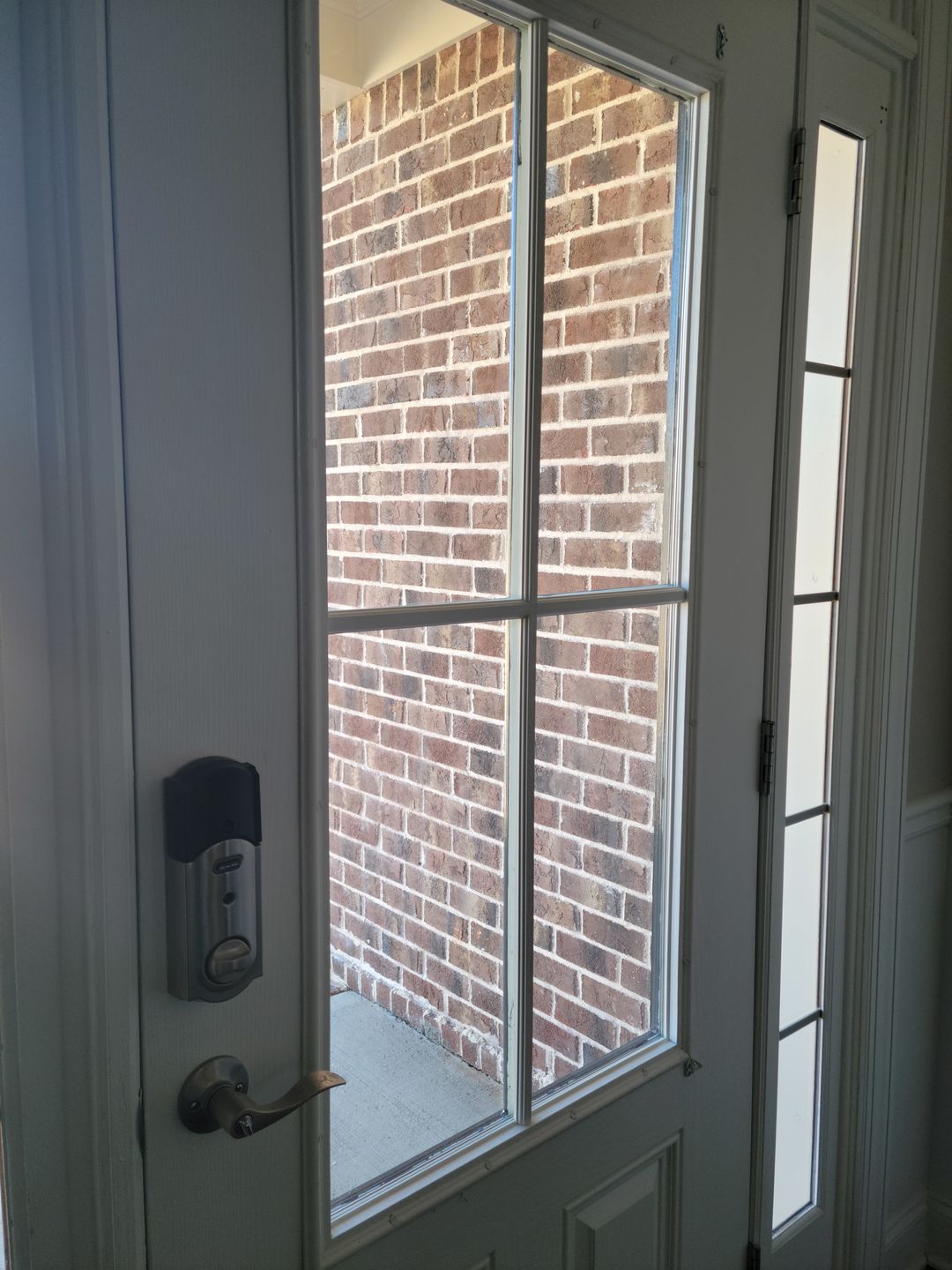 Customer photo review of Clear 4 Lite Glass and Frame Kit (3/4 Lite 22" x 48" Glass Size)