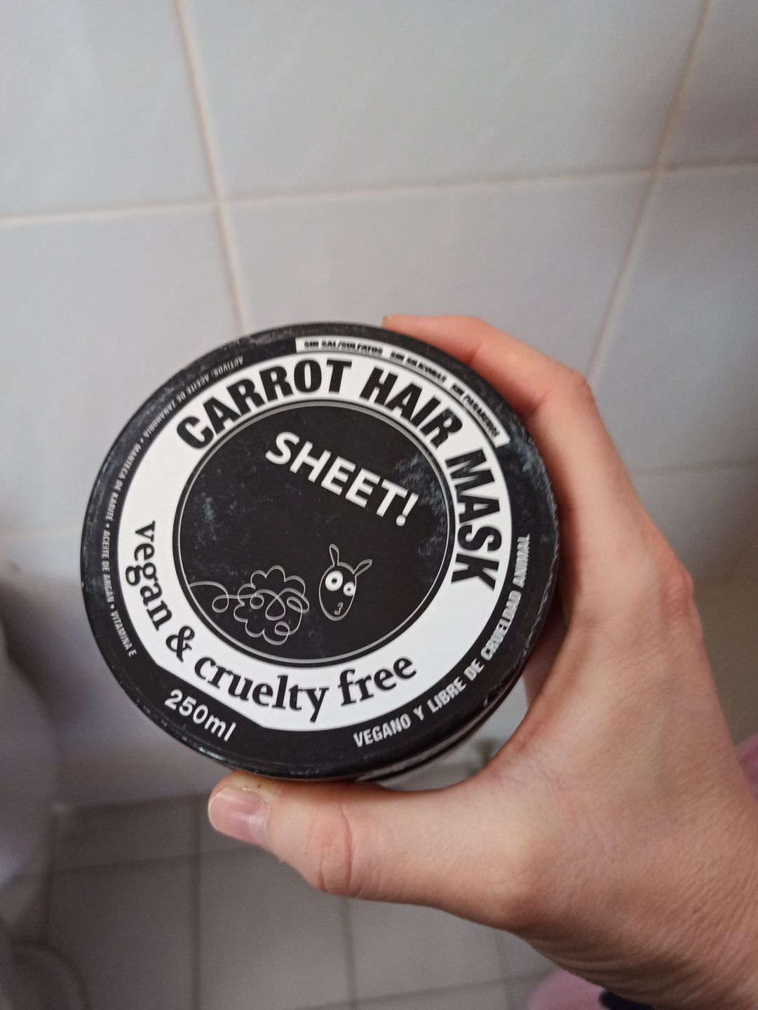 Customer photo review of CARROT MASK