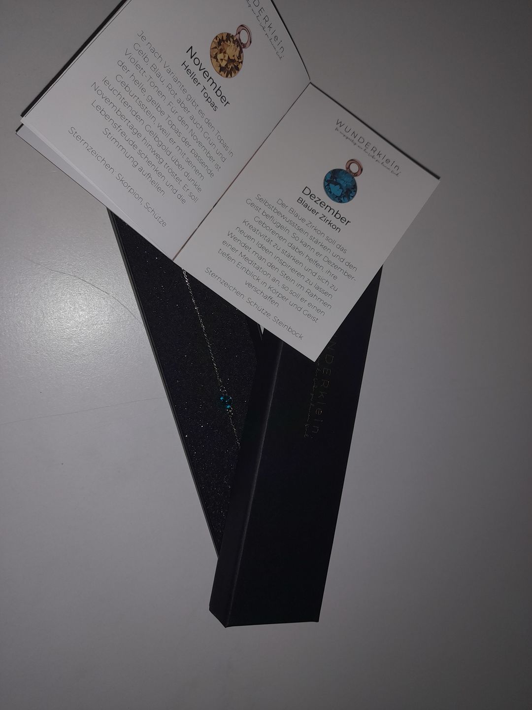 Customer photo review of Armband mit Geburtsstein