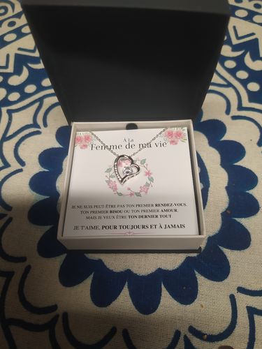 Customer photo review of Collier Coeur Or - Édition limitée