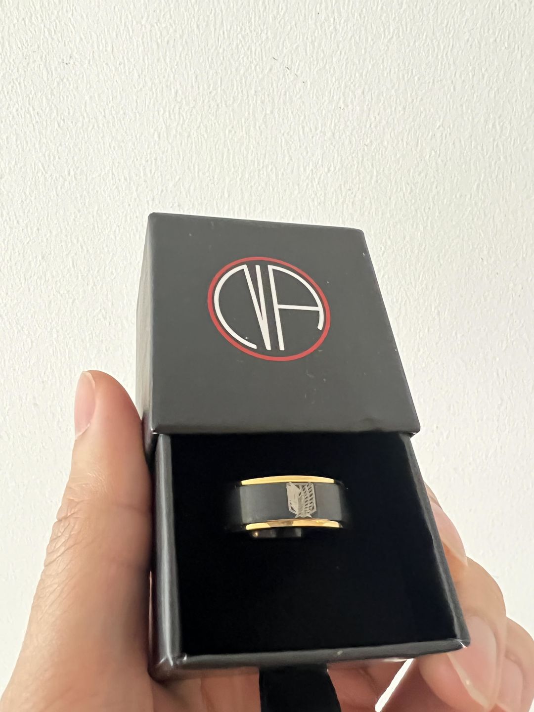 Customer photo review of [Limited Edition] 18K Gold Plated Wings of Freedom
