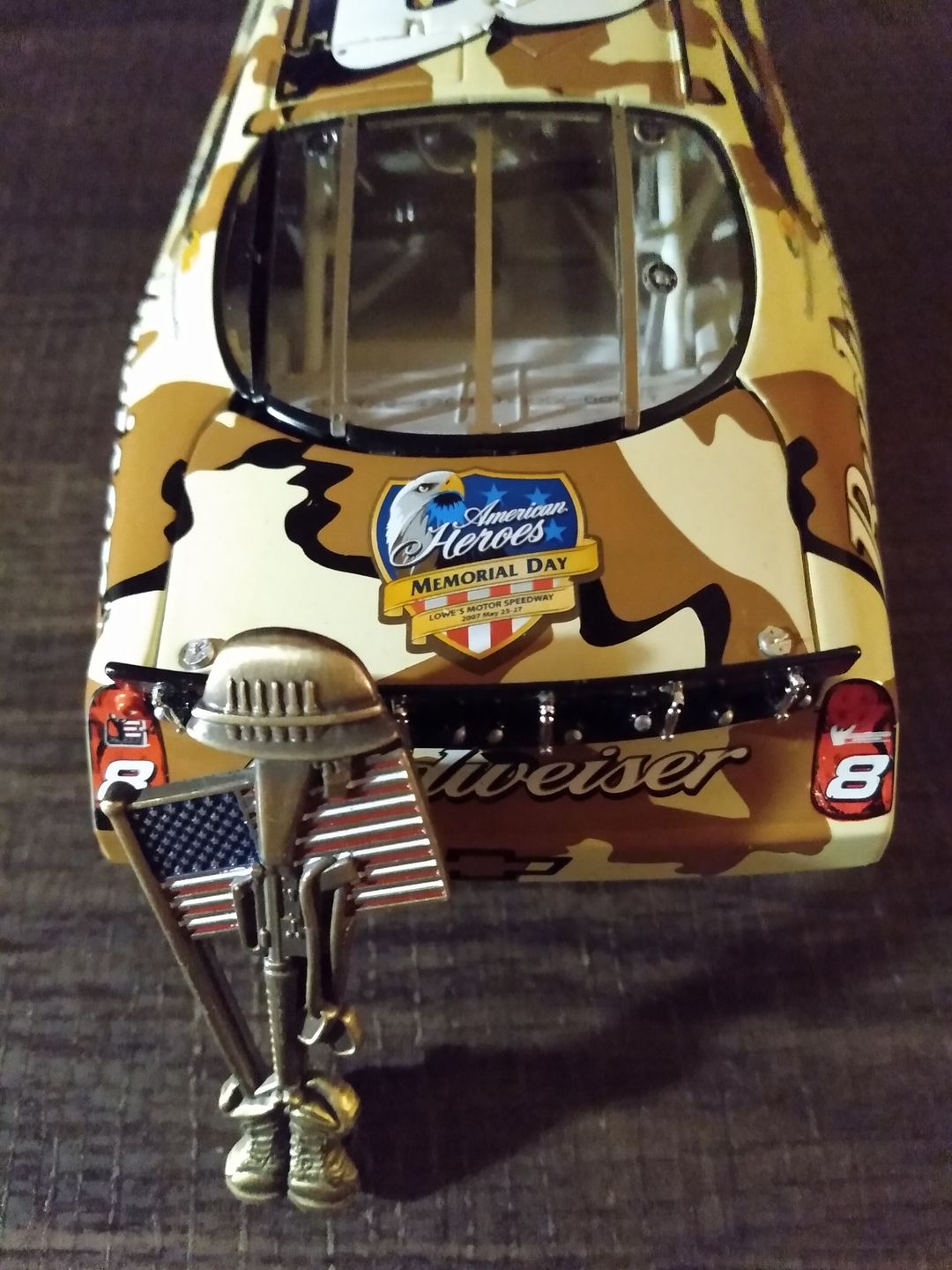 Customer photo review of Fallen Soldier USA Memorial Pin
