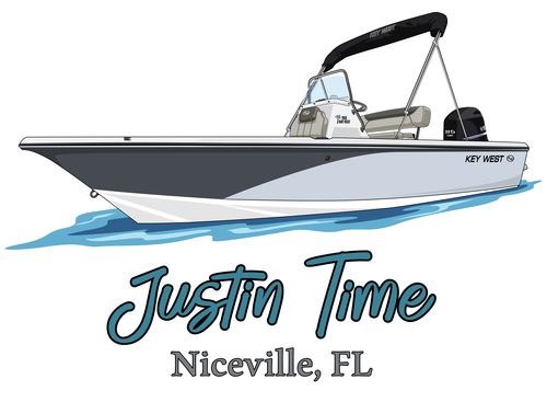 Customer photo review of Custom Digital Boat Artwork