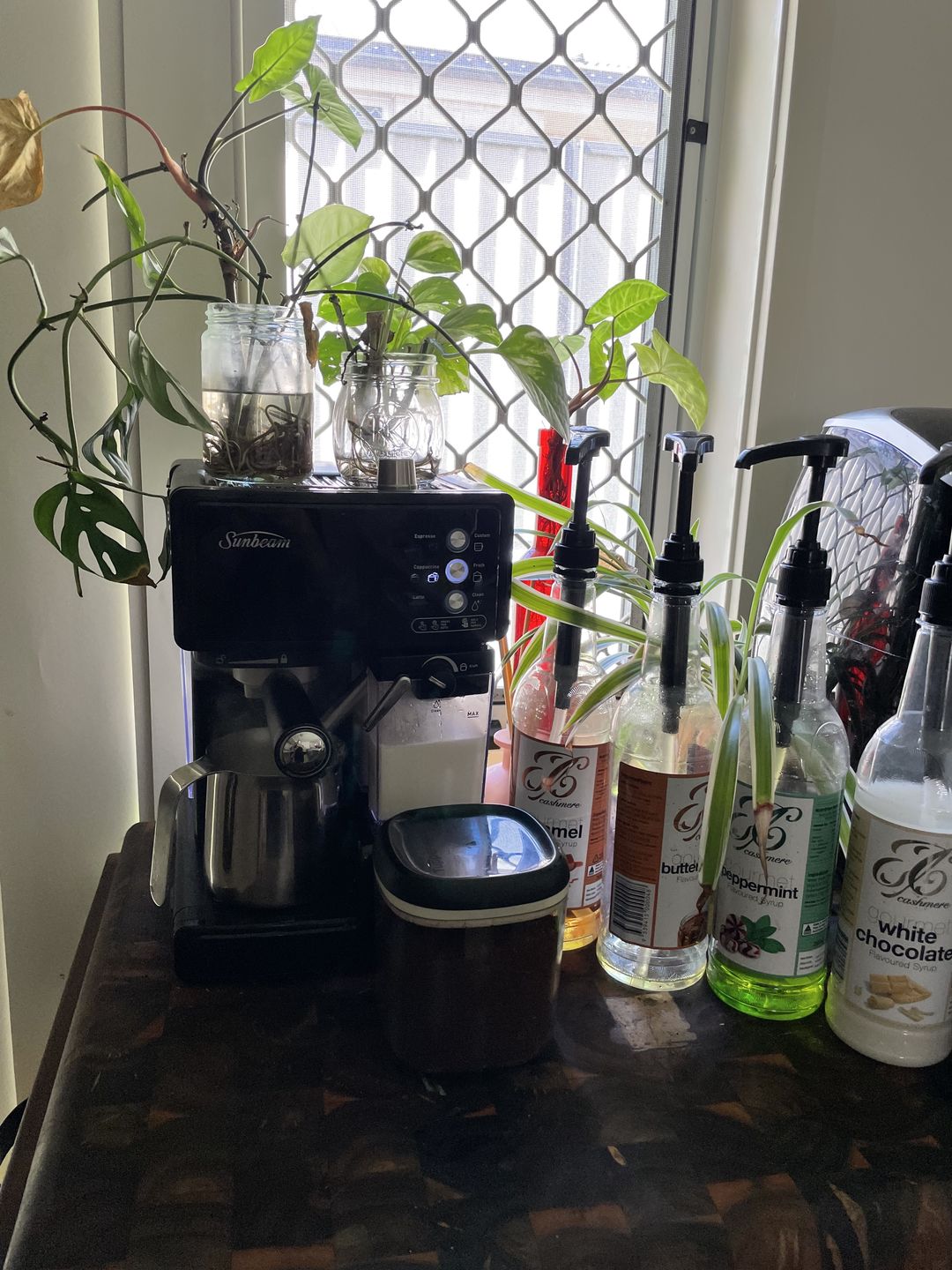 Customer photo review of Peppermint Coffee Syrup