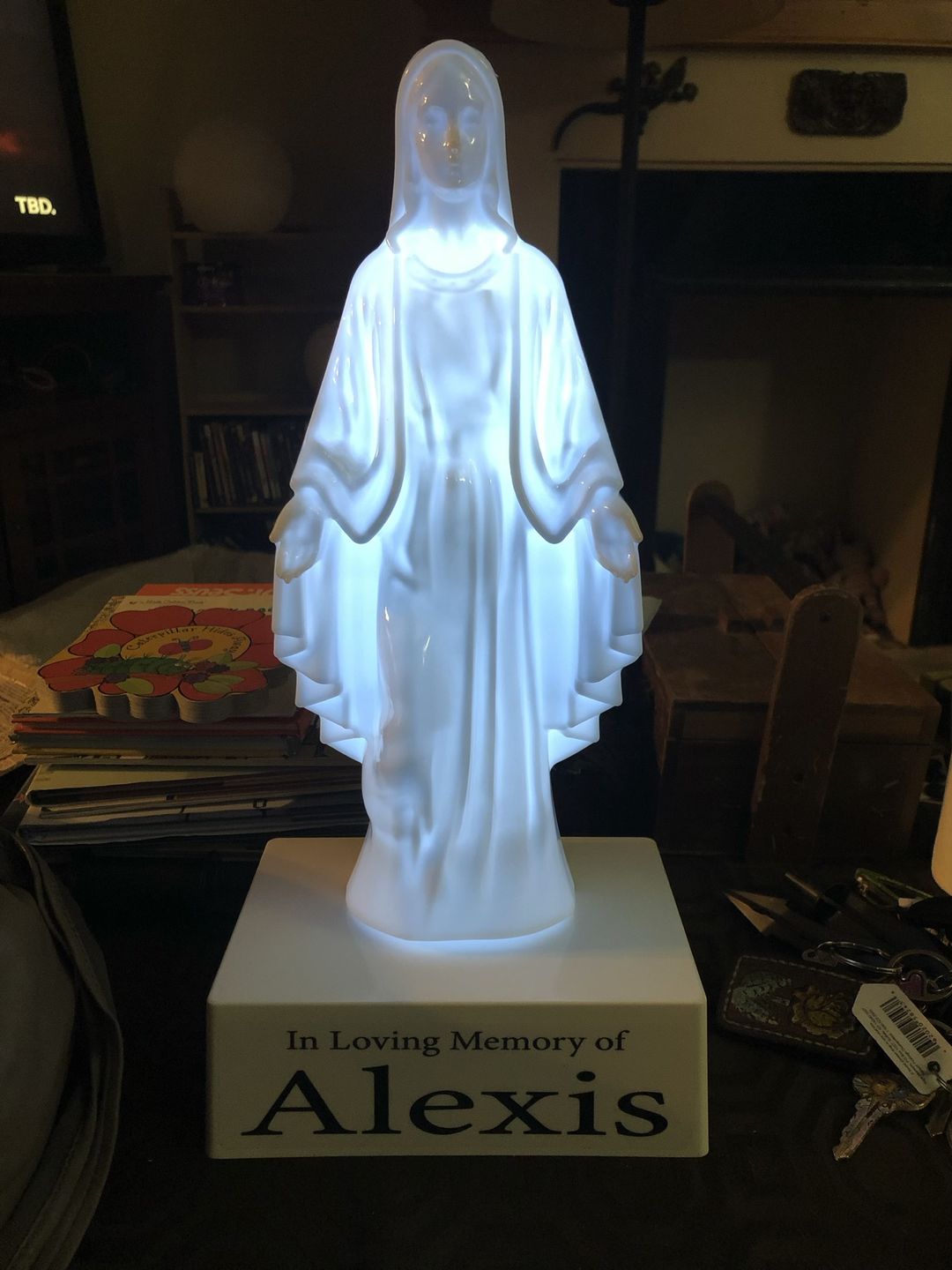 Customer photo review of Eternal Light Blessed Mary