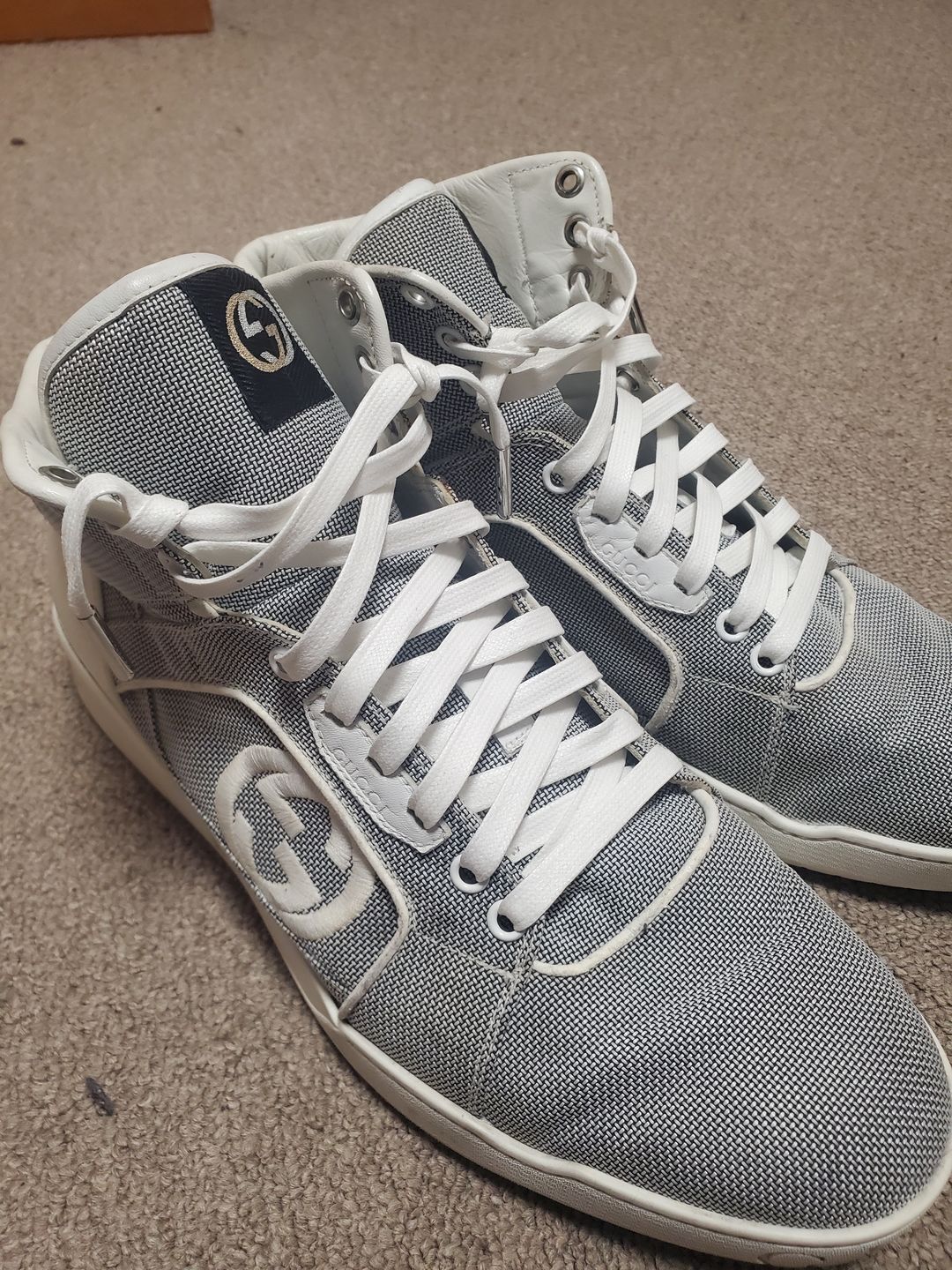 Customer photo review of Flat Waxed Cotton Shoe Laces
