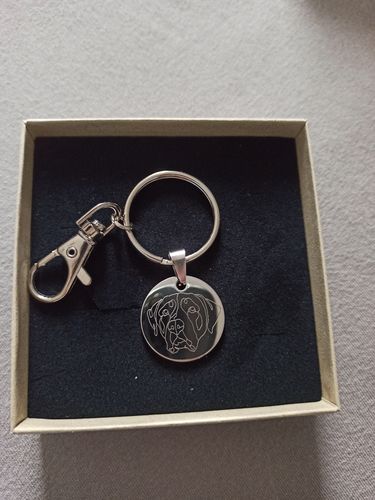 Customer photo review of Match-Me Tag (Hundemarke / Schlüsselanhänger)