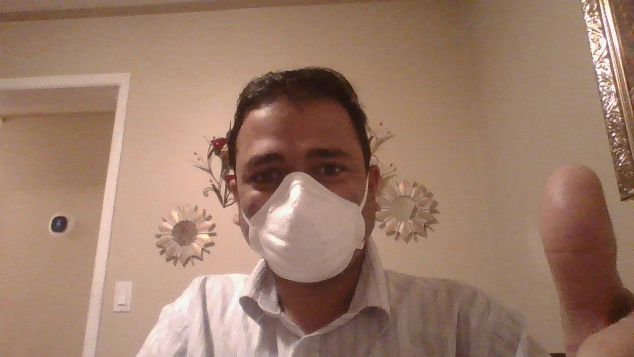 Customer photo review of Honeywell DC301 N95 NIOSH Certified Respirator Mask Made in USA
