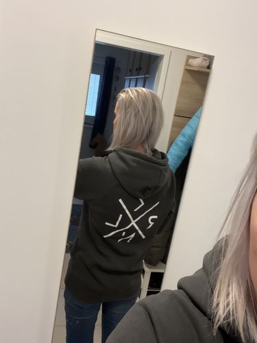Customer photo review of Hey  Unisex Hoodie