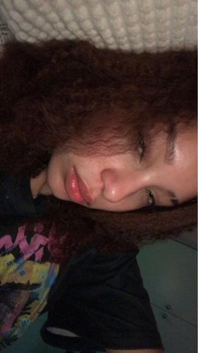 Customer photo review of EYEVOS Himalaya Brown Colored Contact Lenses