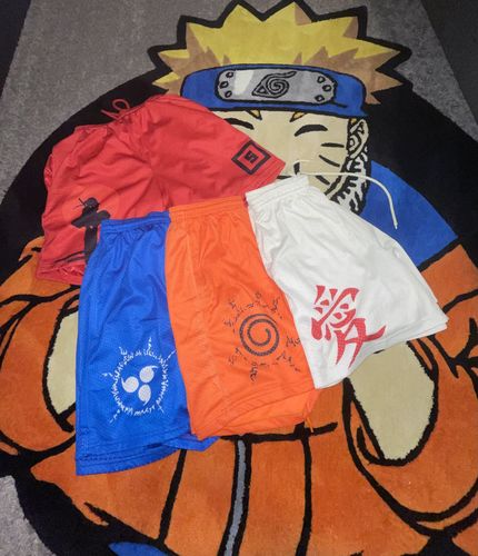 Customer photo review of Anime Mesh Shorts - Sand