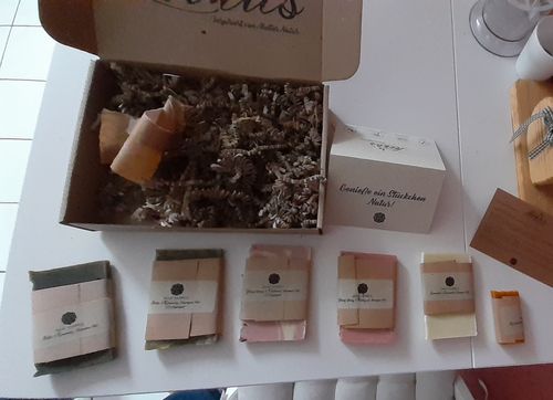 Customer photo review of Loona's Haarseife-Set mit Sisalsäckchen (Finde deine Haarseife)