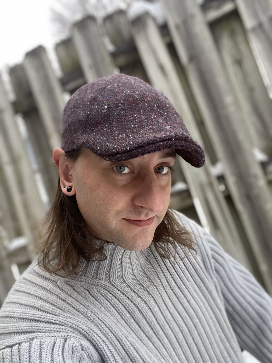 Customer photo review of Erin Cap Tweed