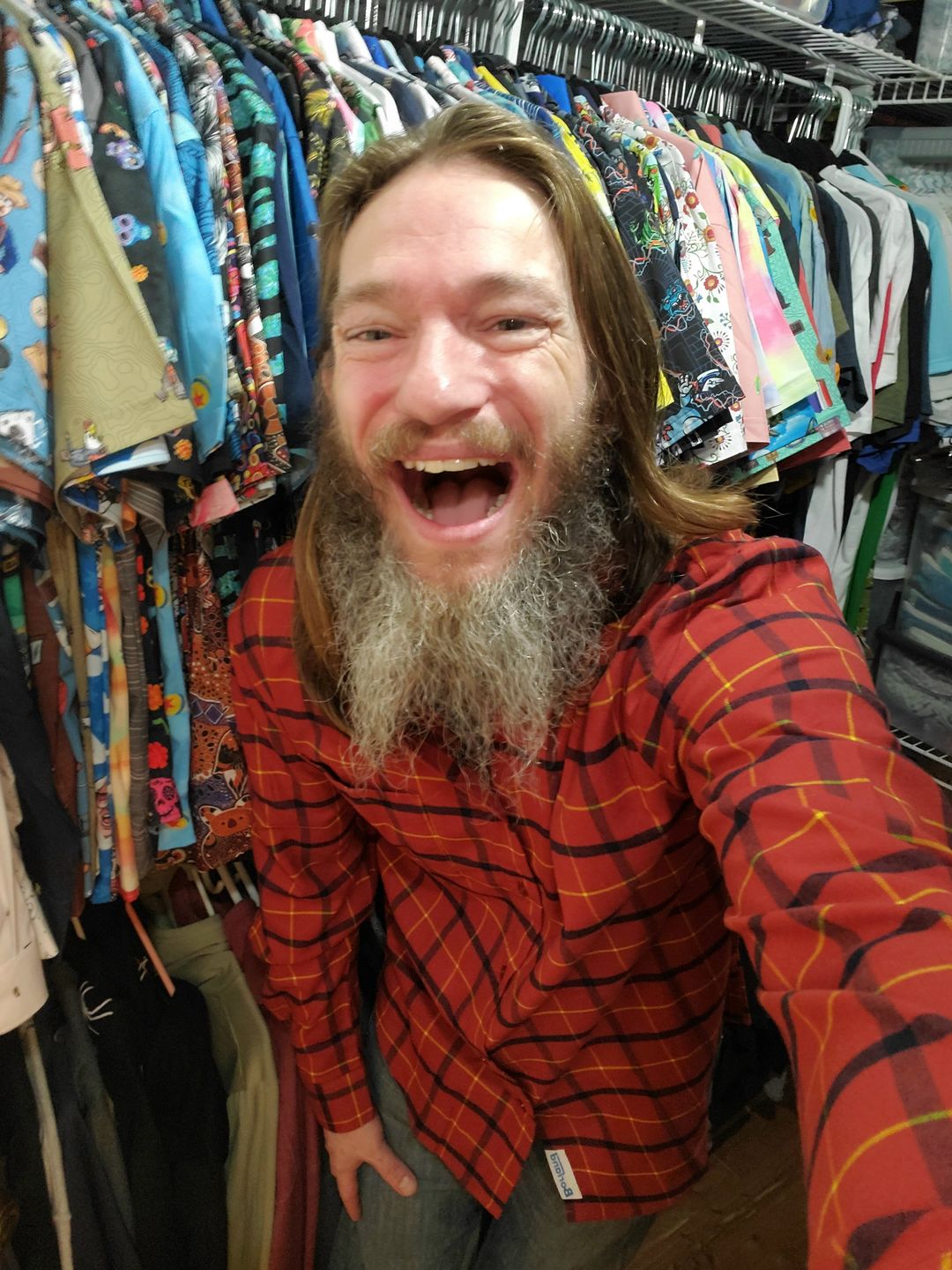 Customer photo review of BorlandFlex™ "Hugh Lumberjackman" – Long Sleeve Flannel