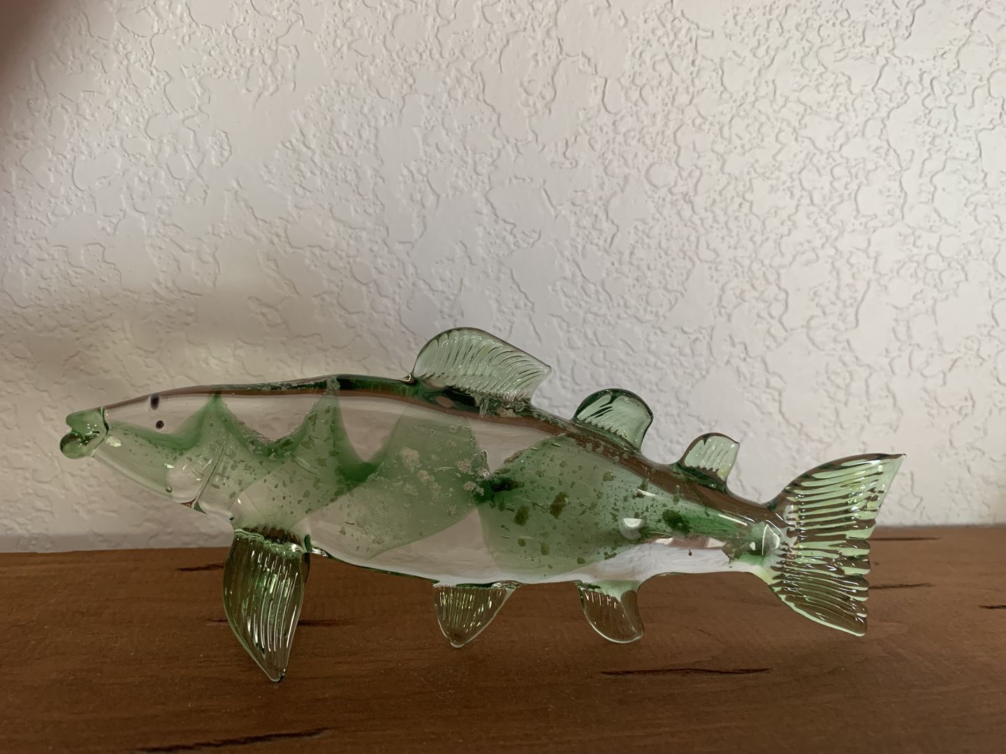 Customer photo review of Trout Figurine with Cremation Ash