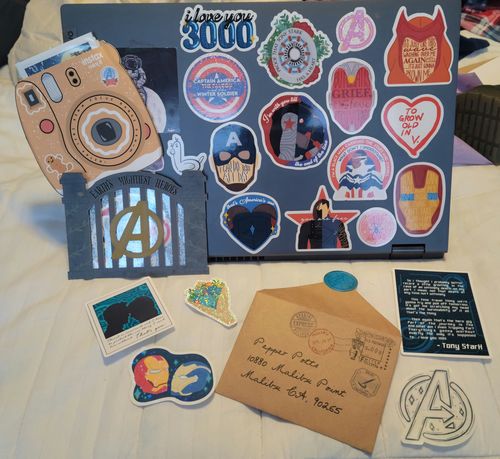 Customer photo review of LIMITED EDITION: Dear Pepper Potts Sticker Pack