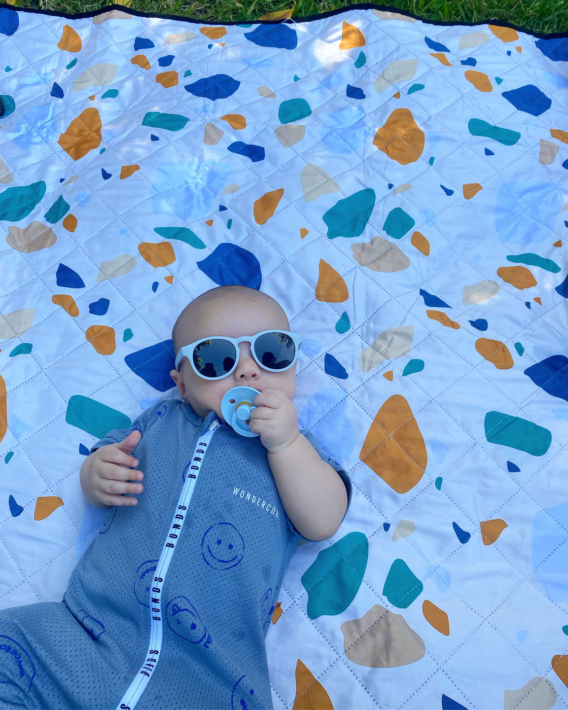 Customer photo review of Charlie picnic mat