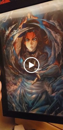 Customer video review of 3D Transition [Blood & Water] Lenticular Print