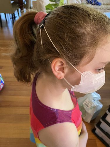 Customer photo review of [GLOBAL] S-SIZE AIRBON KIDS (WHITE)