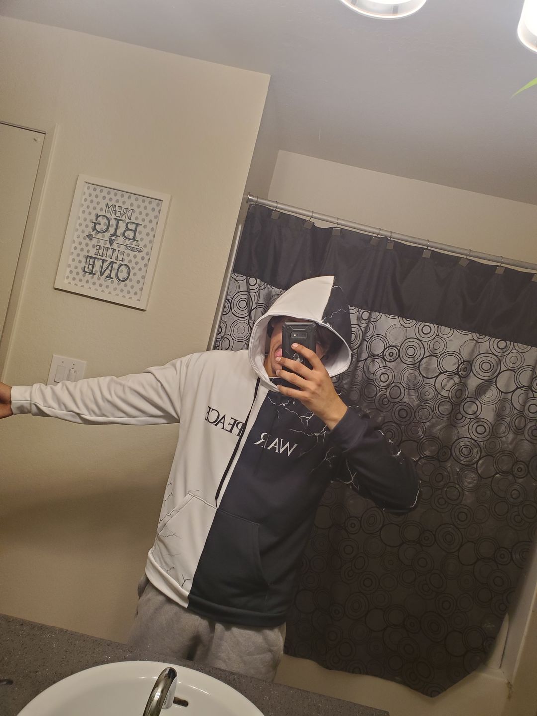 Customer photo review of War & Peace Hoodie