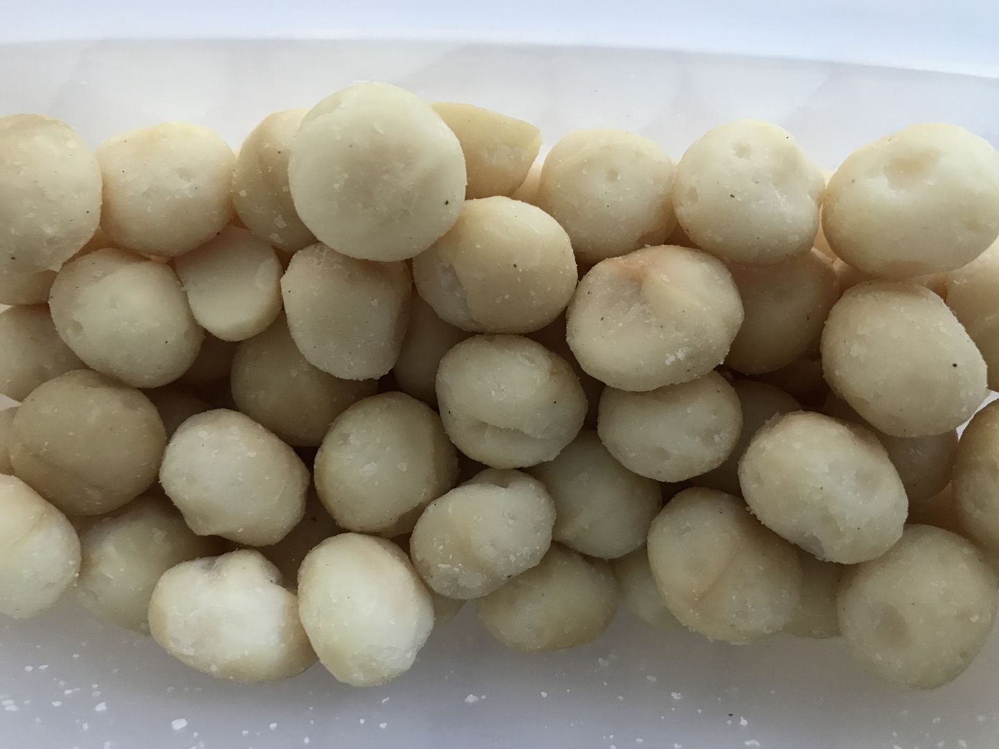 Customer photo review of Honey Roasted Macadamias