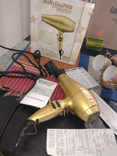 SECADOR BABYLISS PORTOFINO 6600 DORADO – Krika Cosmetics