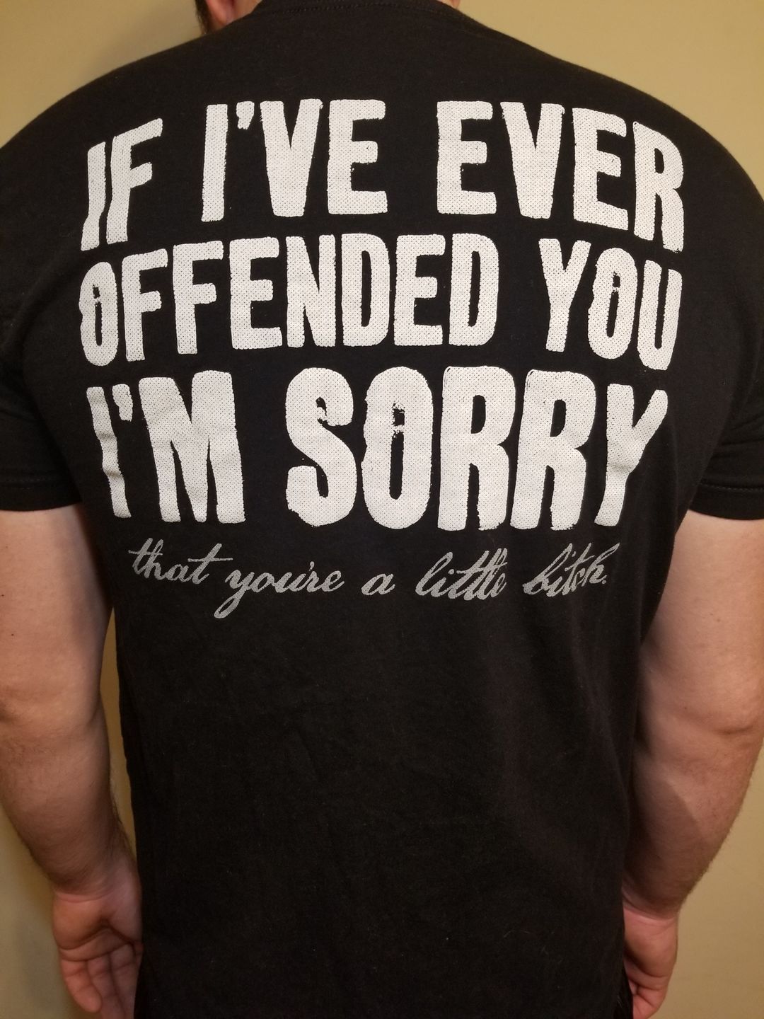 Customer photo review of If I've Ever Offended You I'm Sorry