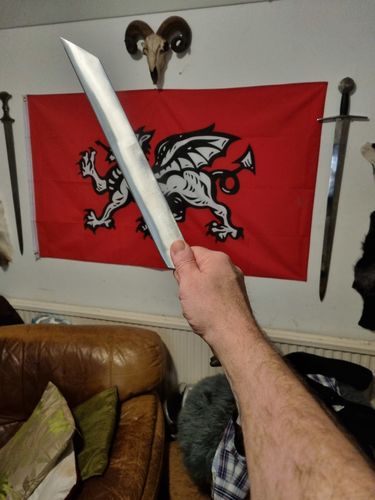 Customer photo review of Rail Spike Seax