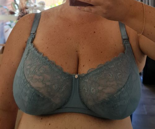 Customer photo review of TEMPTATION CELESTIAL NURSING BRA - FLEXI UNDERWIRE