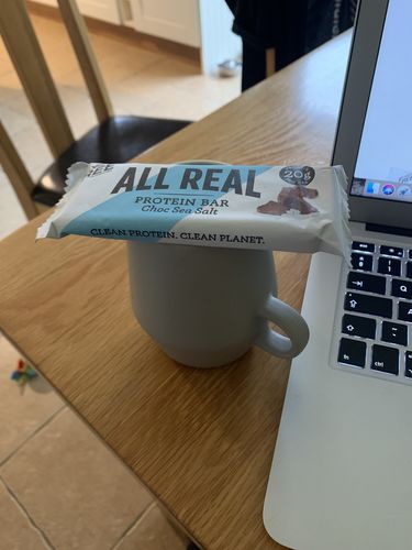 Customer photo review of Choc Sea Salt Protein Bar