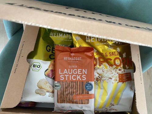 Kundenbewertung mit Foto zu Bio Popcorn Süß & Salzig Maxi