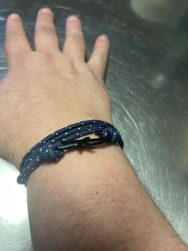 Customer photo review of "Shark" tracking bracelet