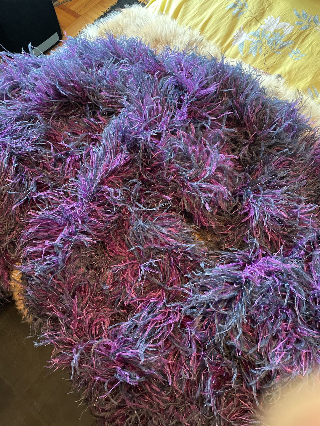 Customer photo review of Ostrich Two Toned Boa