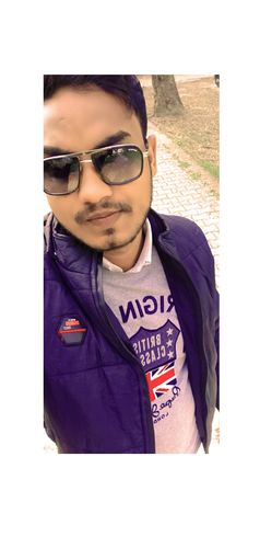 Customer photo review of Bavincis Stanly D11 Silver And Gray Gradient Edition Sunglasses