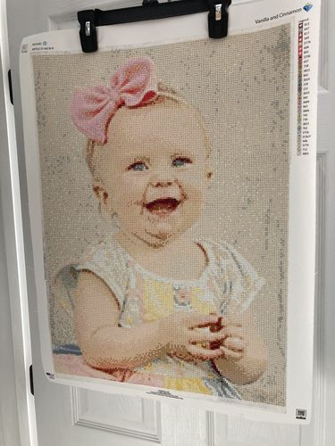 Customer photo review of Custom Diamond Painting Kits for Adults DIY 5D - Photo Diamond Art Shipped from USA