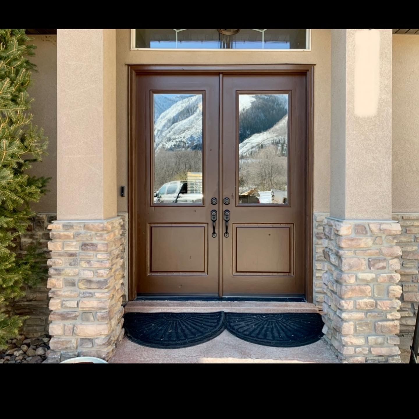 Customer photo review of Clear 1 Lite Glass and Frame Kit (3/4 Lite 22" x 48" Glass Size)