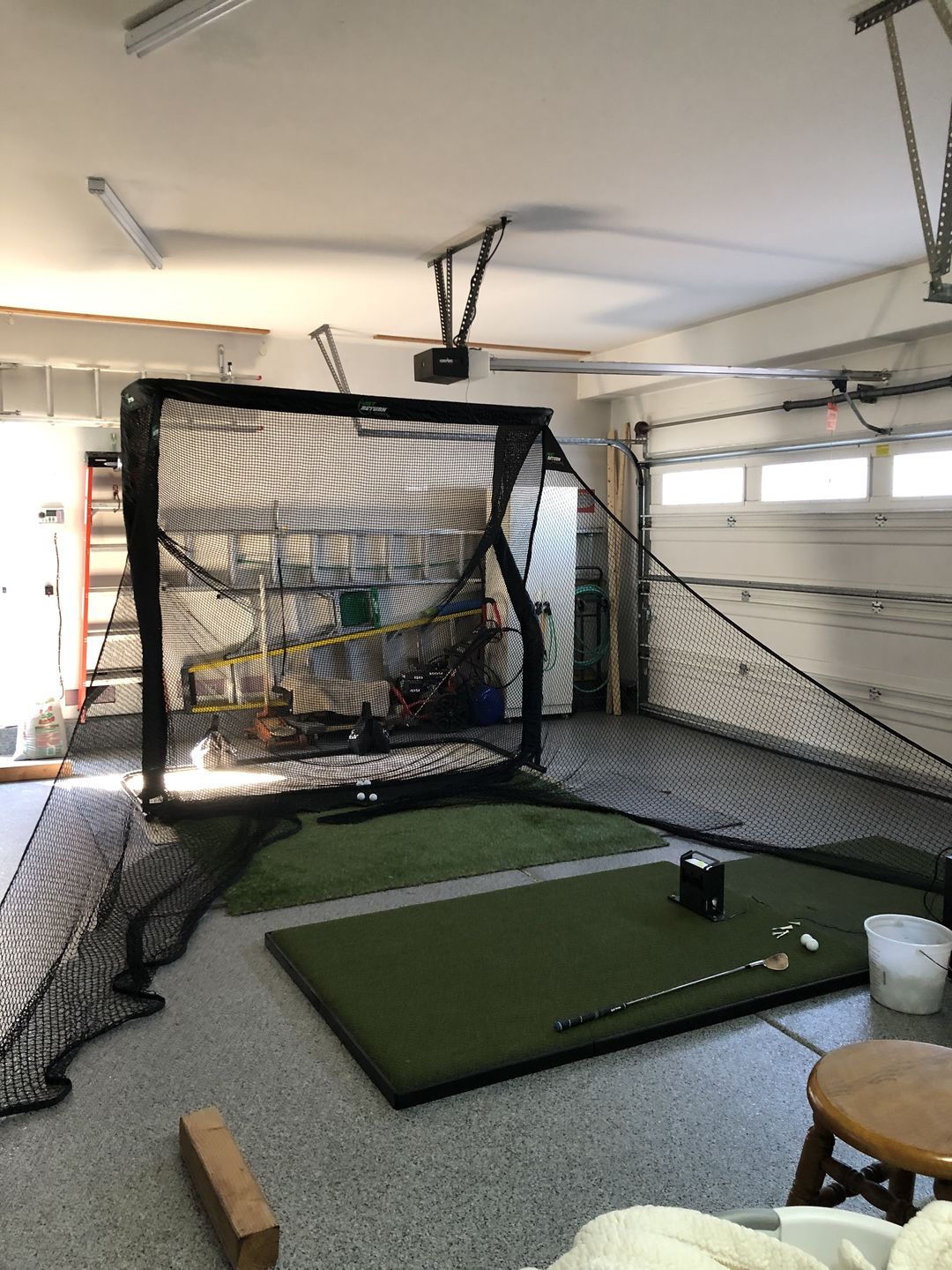 Customer photo review of Fiberbuilt Tee Box Golf Mat