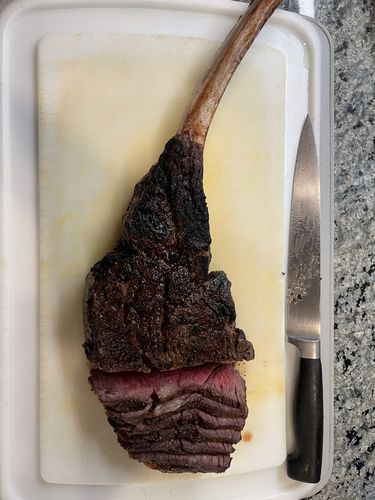 Customer photo review of Dry-Aged 5th Rib Tomahawk