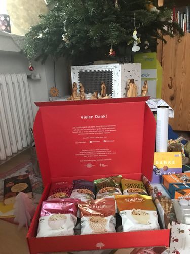 Customer photo review of Bio Snack Geschenkbox 'Classic' (14 Snacks)