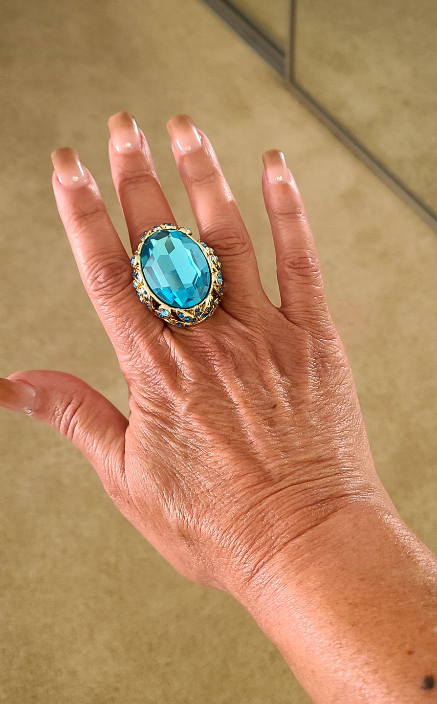 Customer photo review of Heidi Daus® "Dare to Wear" Crystal Statement Ring