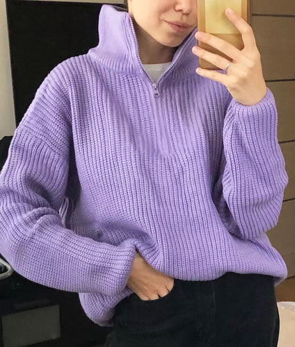 Customer photo review of Danish Pastel Zip Up Jumper