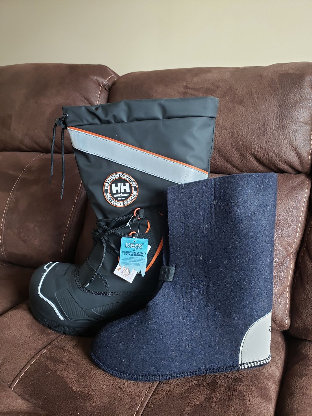 Customer photo review of Wool Felt Replacement Boot Liners (826 BB)