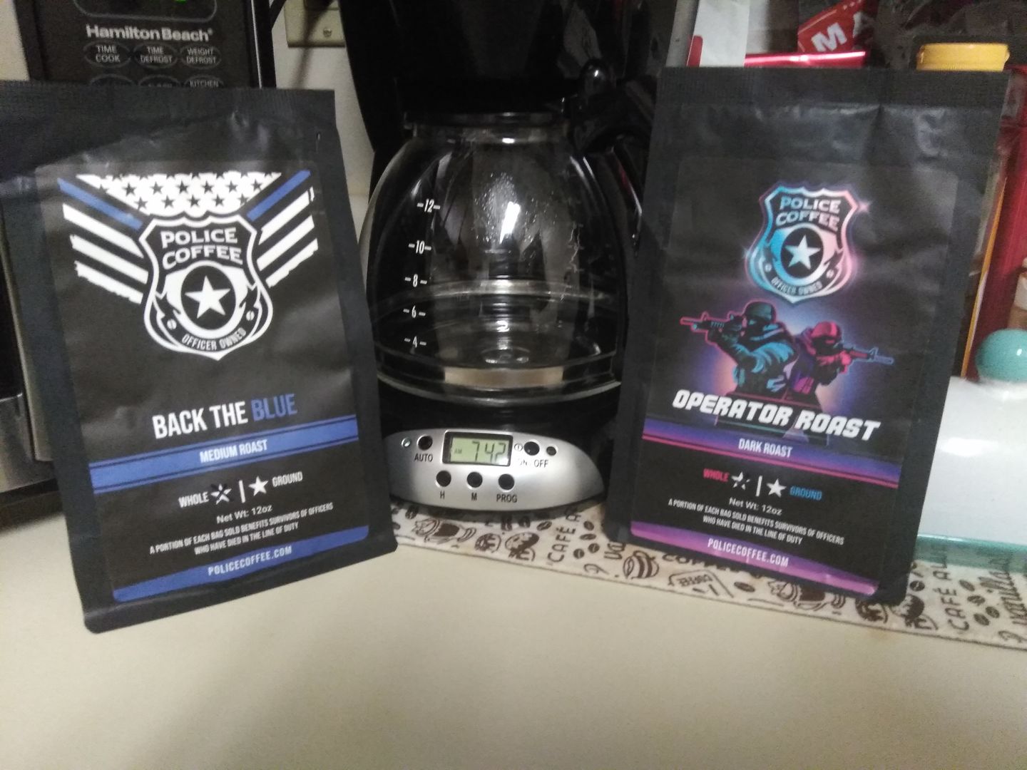 Customer photo review of Back The Blue