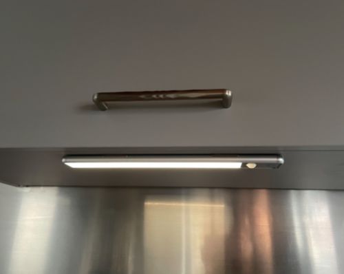 Customer photo review of Wireless Motion Sensor Night Light - 11.8" Aluminum