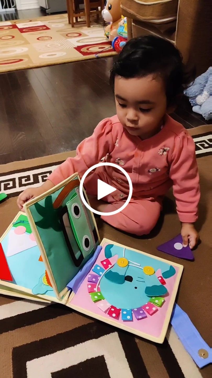 Customer video review of Little Safari Cognitive Skills Quiet Book