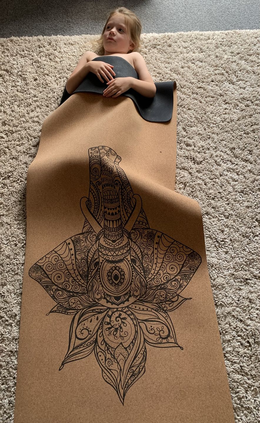 Customer photo review of Elephant Yoga Mat