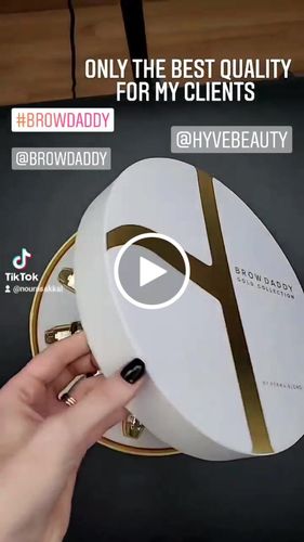 Customer video review of Gold Collection Pigment Set by Brow Daddy x Perma Blend